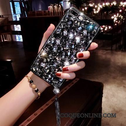 Huawei P8 Lite Coque Luxe Créatif Silicone Strass Jeunesse Tout Compris Fluide Doux