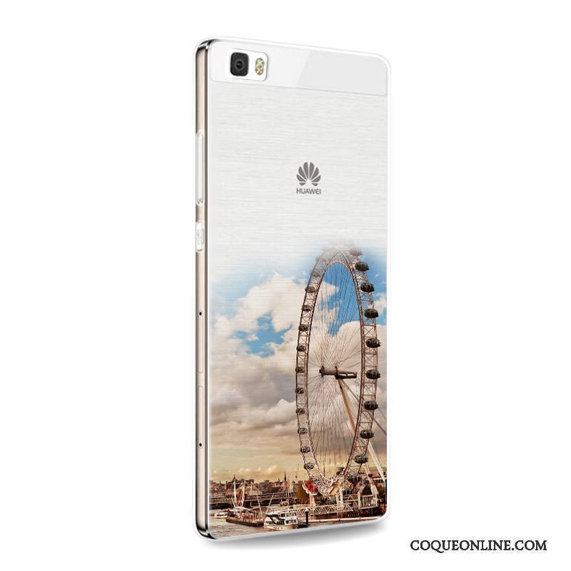 Huawei P8 Lite Incassable Coque De Téléphone Fluide Doux Jeunesse Rose Étui Téléphone Portable