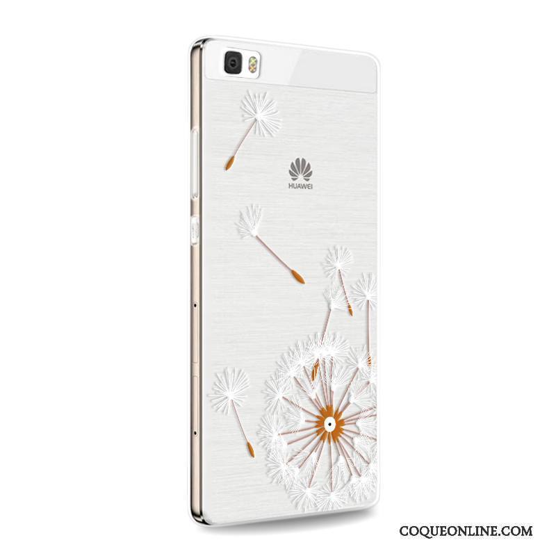 Huawei P8 Lite Incassable Coque De Téléphone Fluide Doux Jeunesse Rose Étui Téléphone Portable