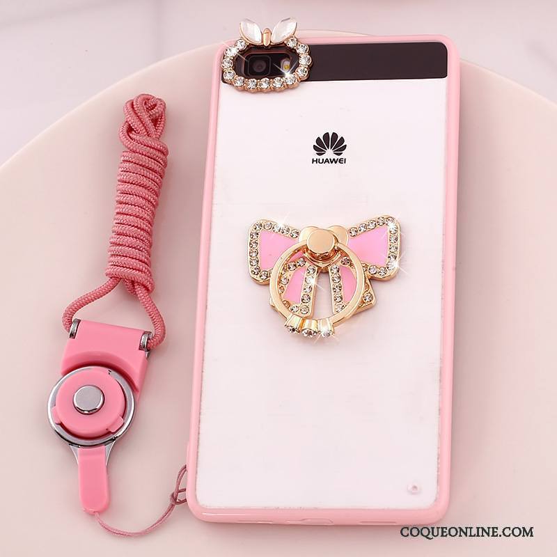 Huawei P8 Lite Support Téléphone Portable Ornements Suspendus Jeunesse Strass Étui Coque