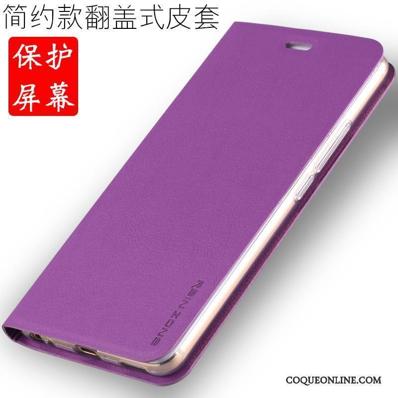 Huawei P8 Lite Étui En Cuir Coque De Téléphone Téléphone Portable Violet Protection Housse Jeunesse