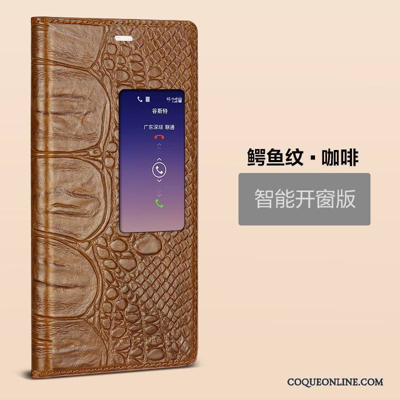 Huawei P8 Noir Téléphone Portable Coque De Téléphone Étui Protection Pour Étui En Cuir