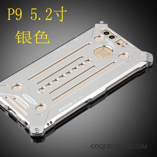 Huawei P9 Argent Coque Protection Étui Téléphone Portable Border De Téléphone