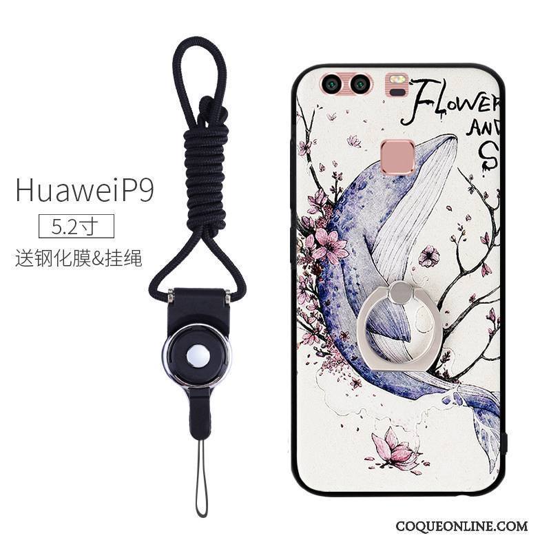 Huawei P9 Coque De Téléphone Protection Fluide Doux Créatif Tout Compris Étui Incassable