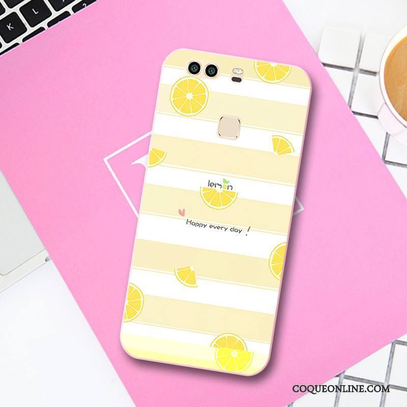 Huawei P9 Coque Dessin Animé Silicone Gaufrage Charmant Tendance Étui Petit