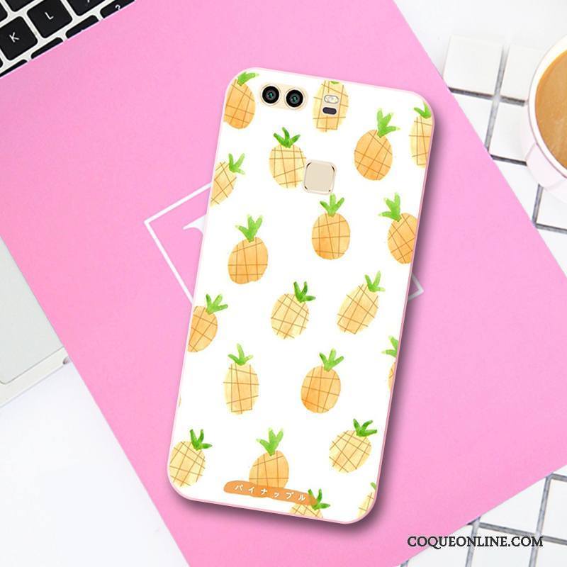 Huawei P9 Coque Dessin Animé Silicone Gaufrage Charmant Tendance Étui Petit