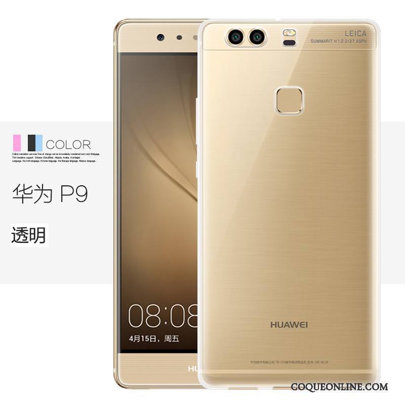 Huawei P9 Coque Étui Protection Border Gris De Téléphone Incassable