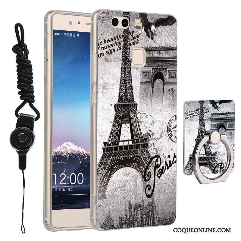 Huawei P9 Dessin Animé Tout Compris Coque Incassable De Téléphone Rose Tendance