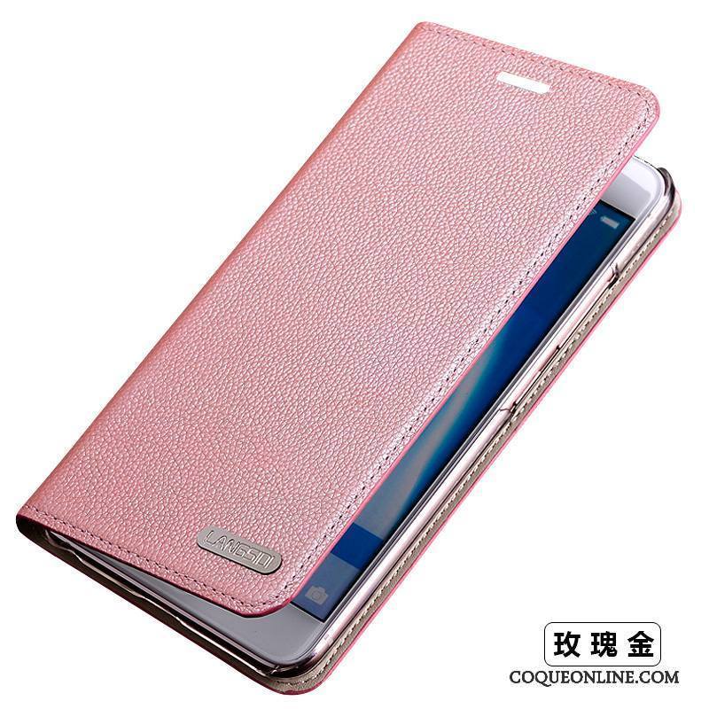 Huawei P9 Lite Coque Protection Bleu Étui Étui En Cuir Cuir Véritable Jeunesse Housse