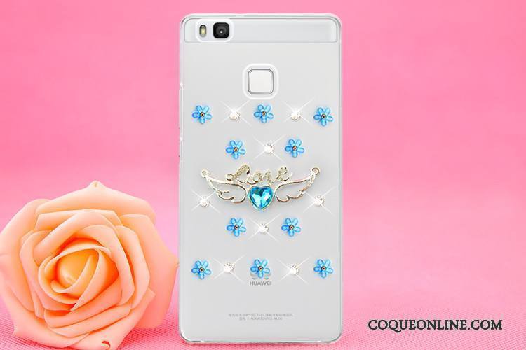 Huawei P9 Lite Ornements Suspendus Protection Coque Jeunesse Strass Étui De Téléphone