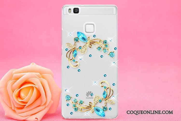 Huawei P9 Lite Ornements Suspendus Protection Coque Jeunesse Strass Étui De Téléphone