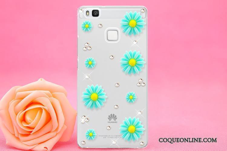 Huawei P9 Lite Ornements Suspendus Protection Coque Jeunesse Strass Étui De Téléphone