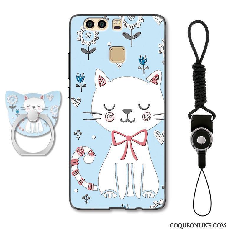 Huawei P9 Plus Coque De Téléphone Personnalité Dessin Animé Étudiant Étui Support Charmant