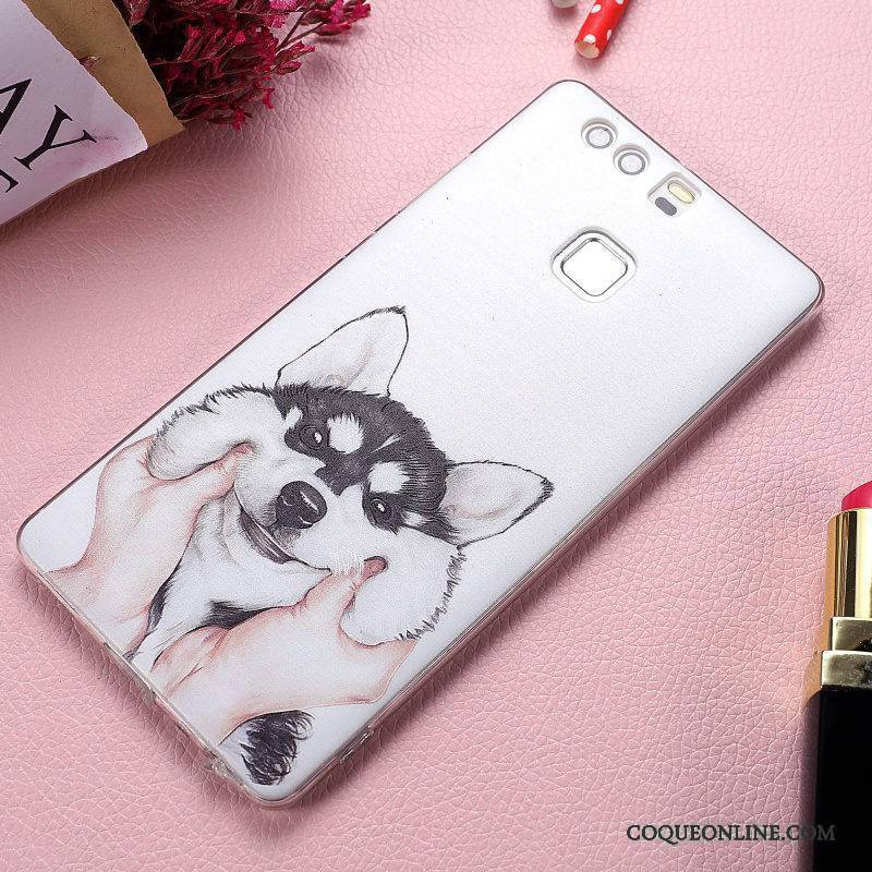 Huawei P9 Plus Coque De Téléphone Transparent Multicolore Tout Compris Original Protection Étui