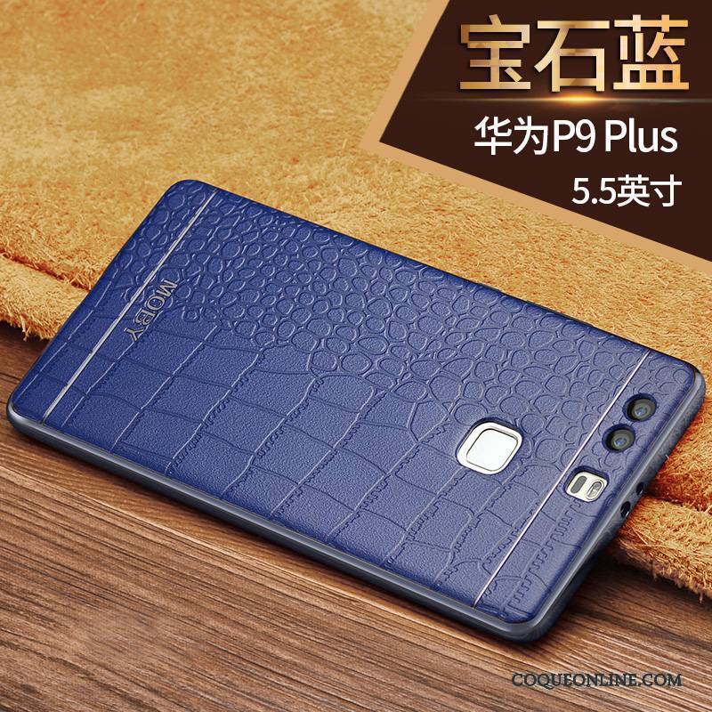 Huawei P9 Plus Fluide Doux Tendance Business Coque Silicone Personnalité Étui