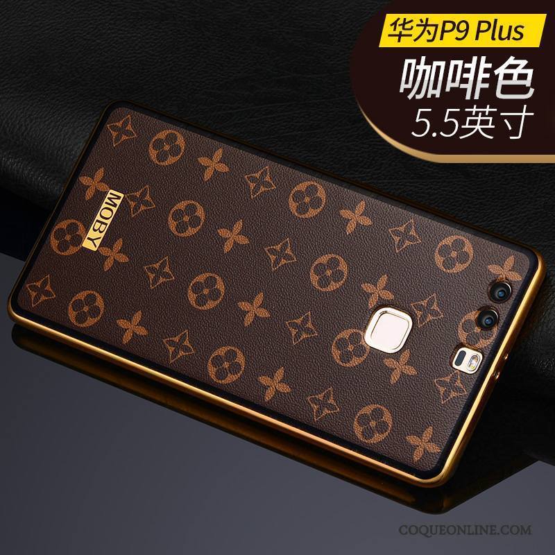 Huawei P9 Plus Fluide Doux Tendance Business Coque Silicone Personnalité Étui