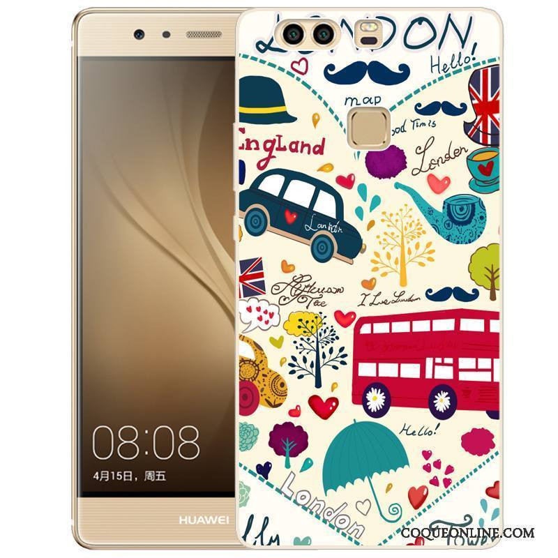 Huawei P9 Plus Peinture Rose Fluide Doux Silicone Coque De Téléphone Téléphone Portable Étui