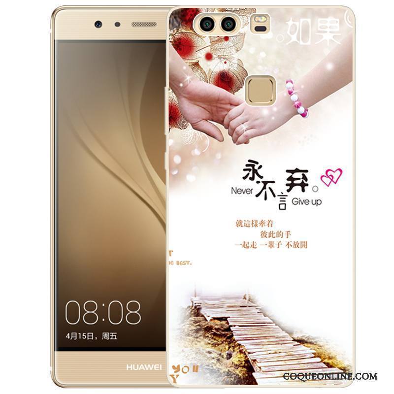 Huawei P9 Plus Peinture Rose Fluide Doux Silicone Coque De Téléphone Téléphone Portable Étui