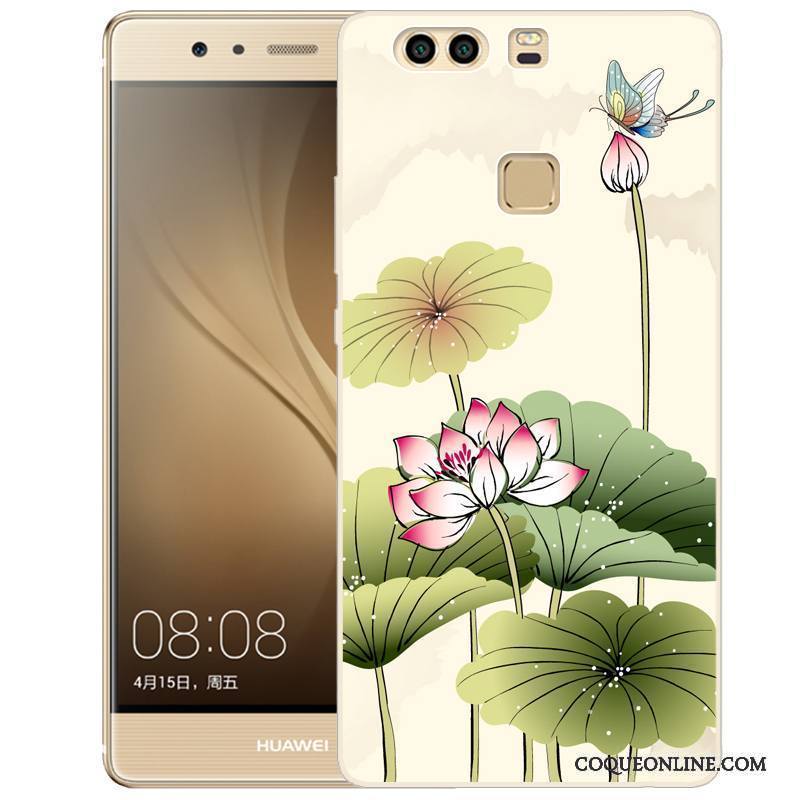 Huawei P9 Plus Peinture Rose Fluide Doux Silicone Coque De Téléphone Téléphone Portable Étui