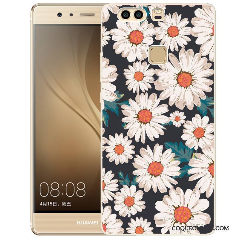 Huawei P9 Plus Peinture Rose Fluide Doux Silicone Coque De Téléphone Téléphone Portable Étui