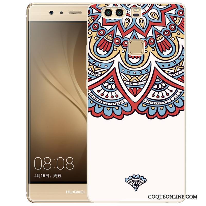 Huawei P9 Plus Peinture Rose Fluide Doux Silicone Coque De Téléphone Téléphone Portable Étui