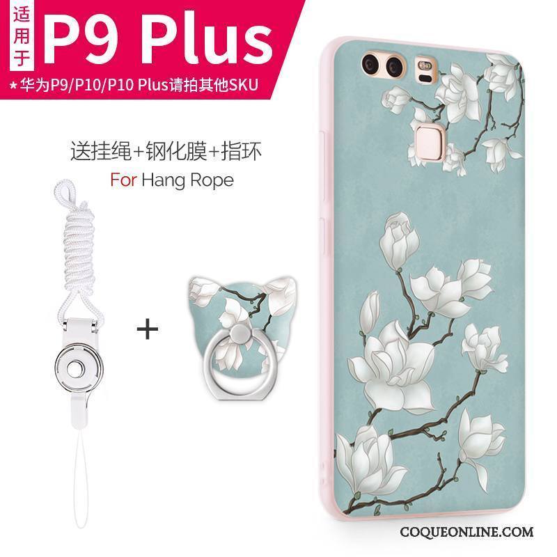 Huawei P9 Plus Protection Silicone Très Mince Rose Étui Coque De Téléphone Incassable