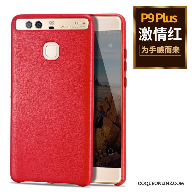 Huawei P9 Plus Protection Téléphone Portable Business Haute Qualité Noir Légère Coque De Téléphone