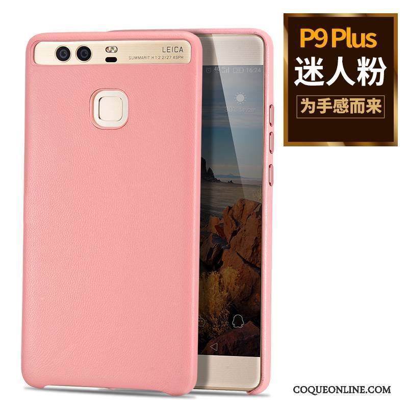 Huawei P9 Plus Protection Téléphone Portable Business Haute Qualité Noir Légère Coque De Téléphone