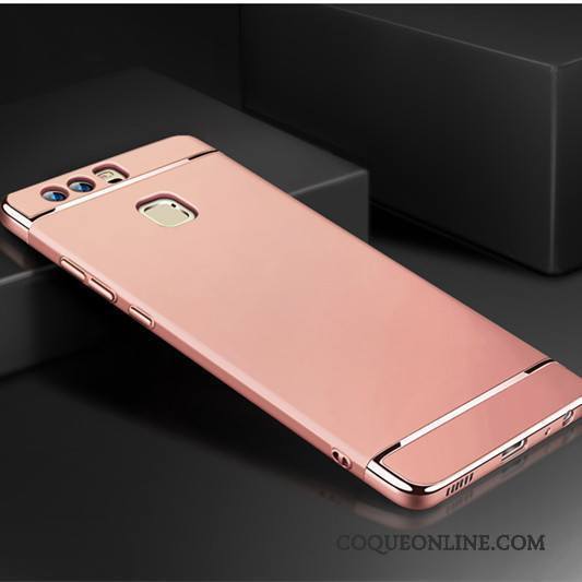 Huawei P9 Plus Pu Or Créatif Tout Compris Protection Coque De Téléphone Étui