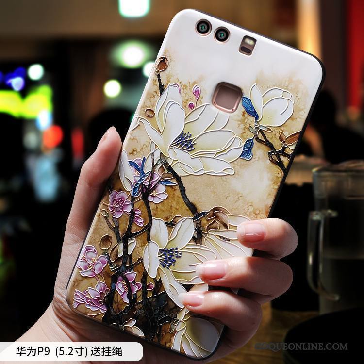 Huawei P9 Plus Tout Compris Étui Fluide Doux Coque De Téléphone Style Chinois Tendance Créatif