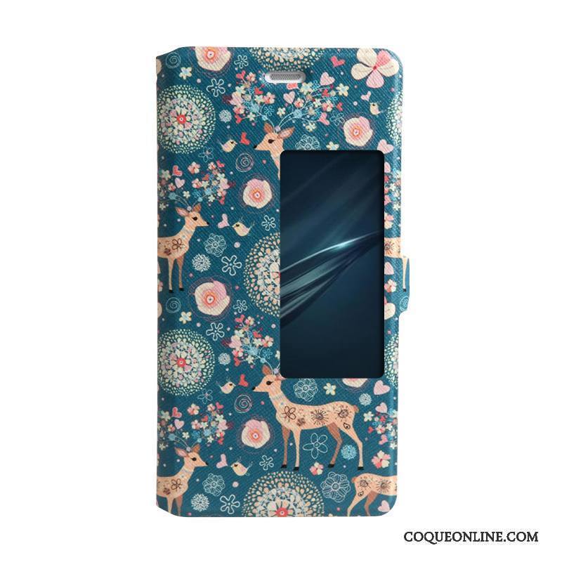 Huawei P9 Tendance Dessin Animé Étui Coque De Téléphone Housse Fluide Doux Ouvrir La Fenêtre