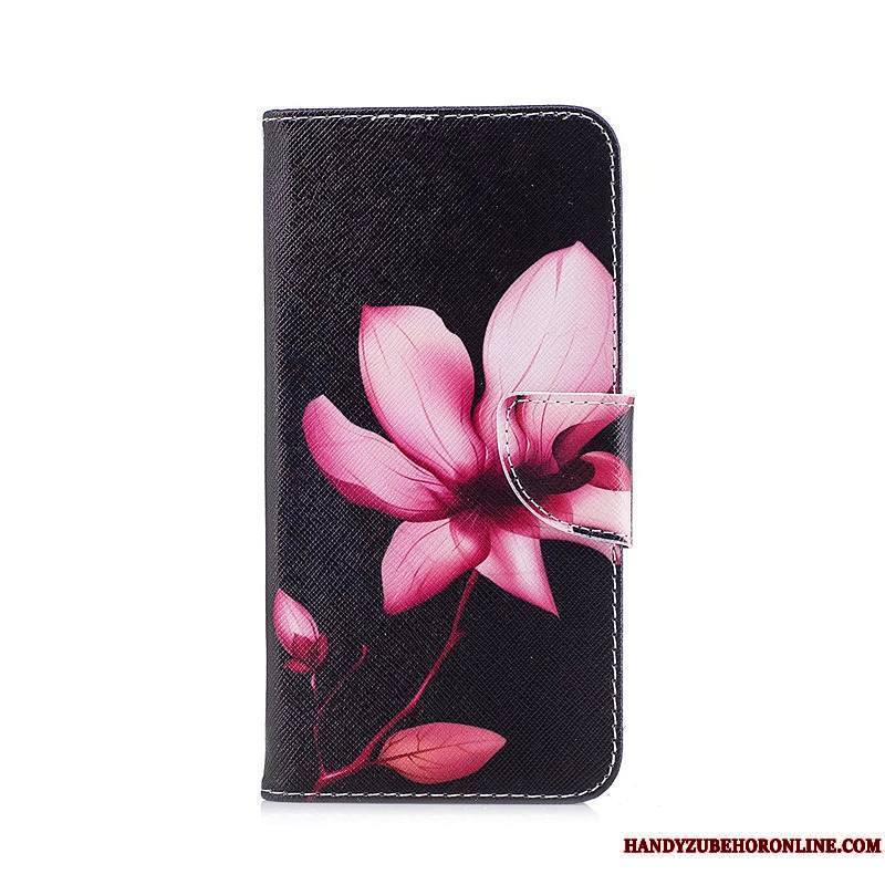 Huawei Y5 2018 Bleu Protection Étui En Cuir Coque De Téléphone