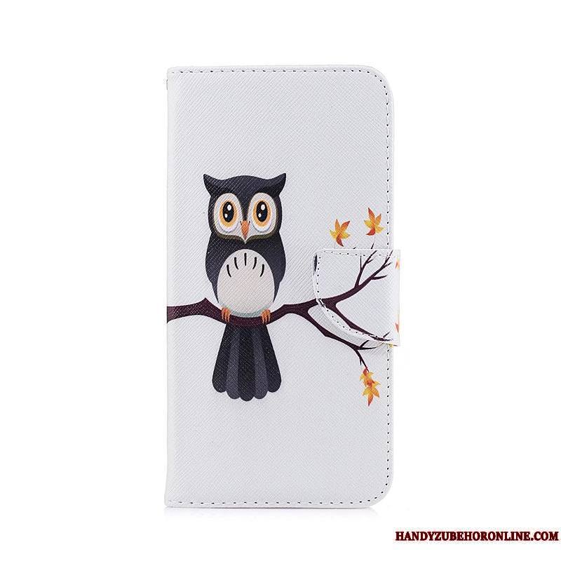 Huawei Y5 2018 Bleu Protection Étui En Cuir Coque De Téléphone