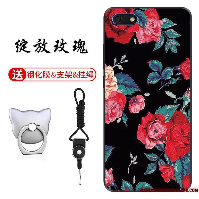 Huawei Y5 2018 Coque Modèle Gaufrage Protection Jeunesse Incassable Silicone Personnalisé