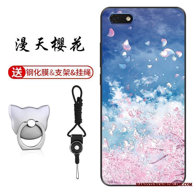 Huawei Y5 2018 Coque Modèle Gaufrage Protection Jeunesse Incassable Silicone Personnalisé