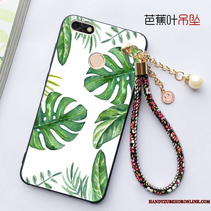 Huawei Y5 2018 Coque Tout Compris Silicone Fluide Doux Protection Incassable Pendentif Étui