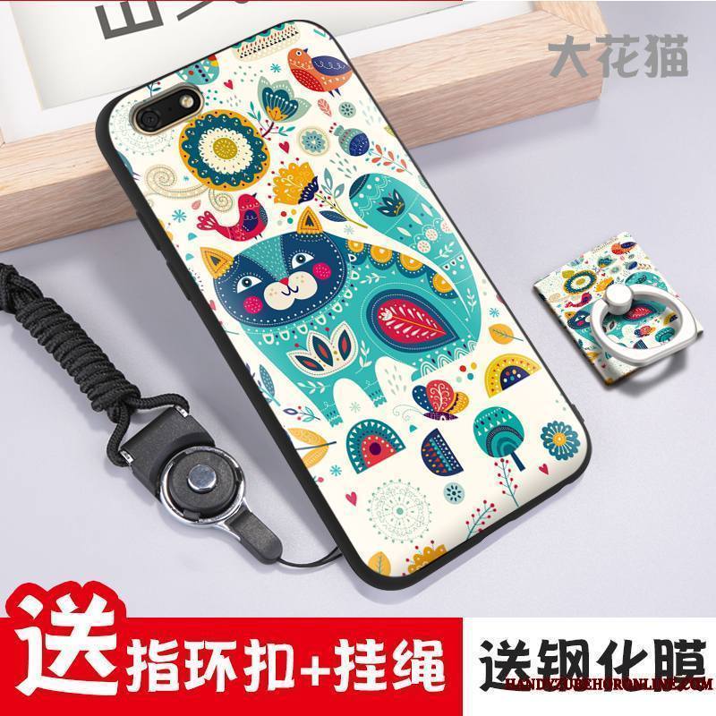 Huawei Y5 2018 Gaufrage Protection Coque De Téléphone Silicone Personnalisé Incassable Étui