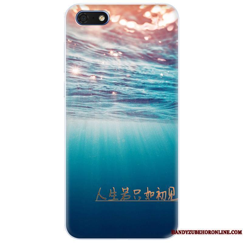 Huawei Y5 2018 Incassable Coque De Téléphone Silicone Étui Protection Créatif Fluide Doux