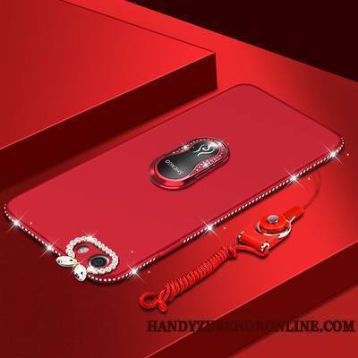 Huawei Y5 2018 Incassable Rouge Étui Coque De Téléphone Fluide Doux Protection