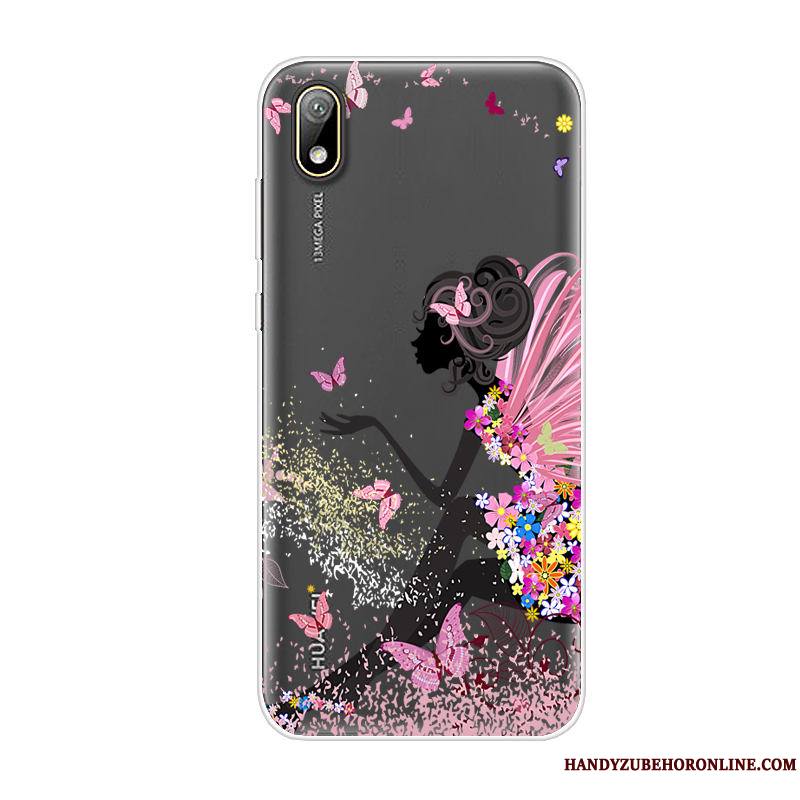 Huawei Y5 2019 Fluide Doux Charmant Protection Incassable Coque De Téléphone Silicone Dessin Animé