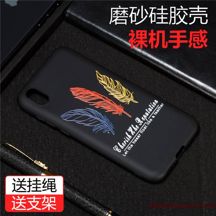 Huawei Y5 2019 Protection Étui Silicone Noir Incassable Coque De Téléphone