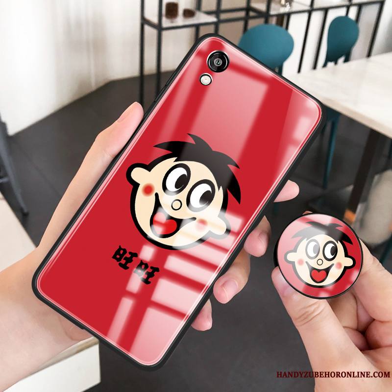 Huawei Y5 2019 Simple Amoureux Petit Verre Incassable Protection Coque De Téléphone