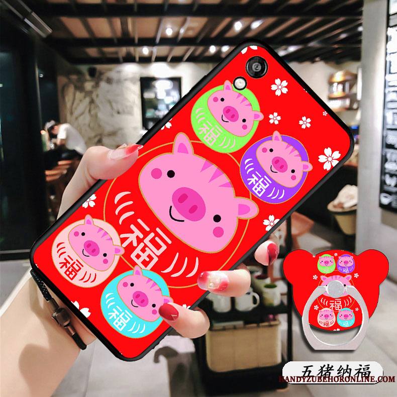 Huawei Y5 2019 Tout Compris Ornements Suspendus Protection Étui Violet Incassable Coque De Téléphone