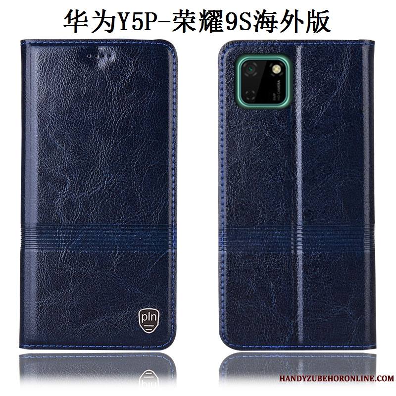 Huawei Y5p Protection Coque De Téléphone Tout Compris Incassable Étui En Cuir Rouge
