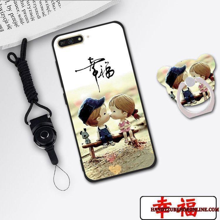 Huawei Y6 2018 Coque Haute Rose Incassable Fluide Doux Silicone Protection Tout Compris