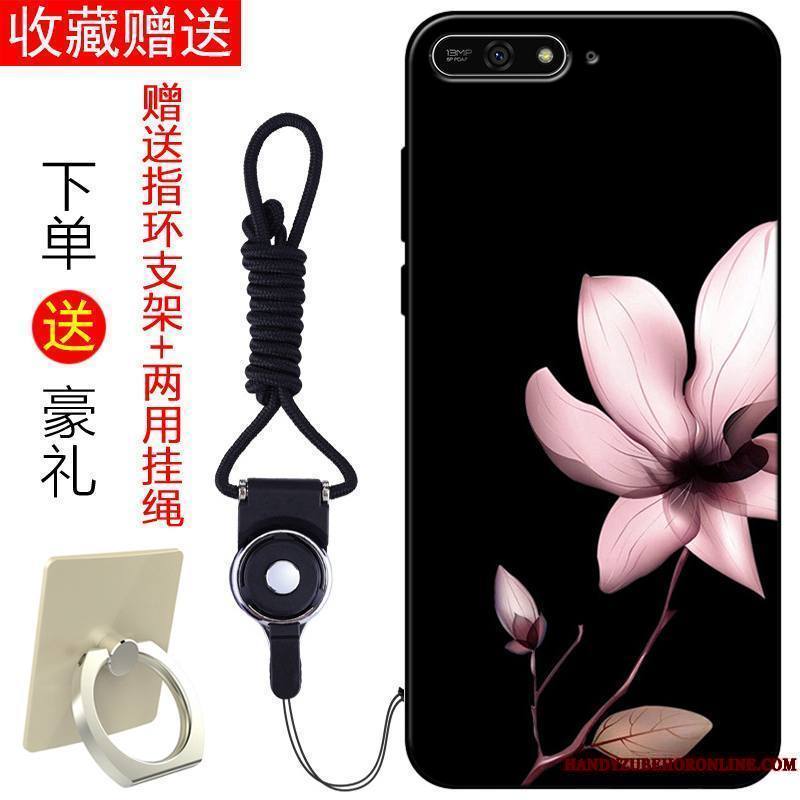 Huawei Y6 2018 Vert Frais Fluide Doux Coque De Téléphone Étui Incassable