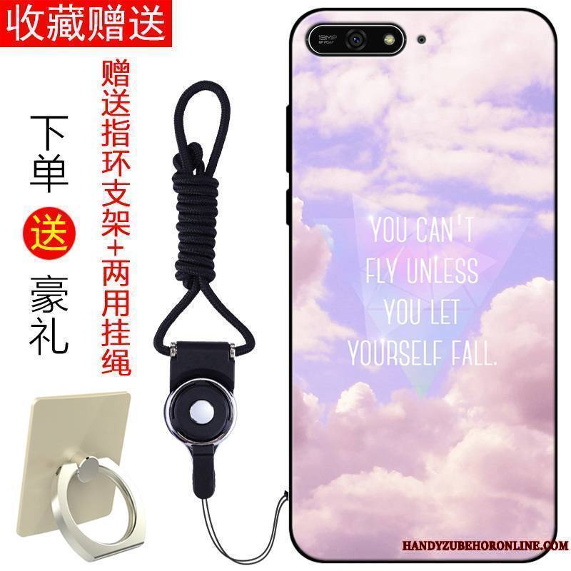 Huawei Y6 2018 Vert Frais Fluide Doux Coque De Téléphone Étui Incassable