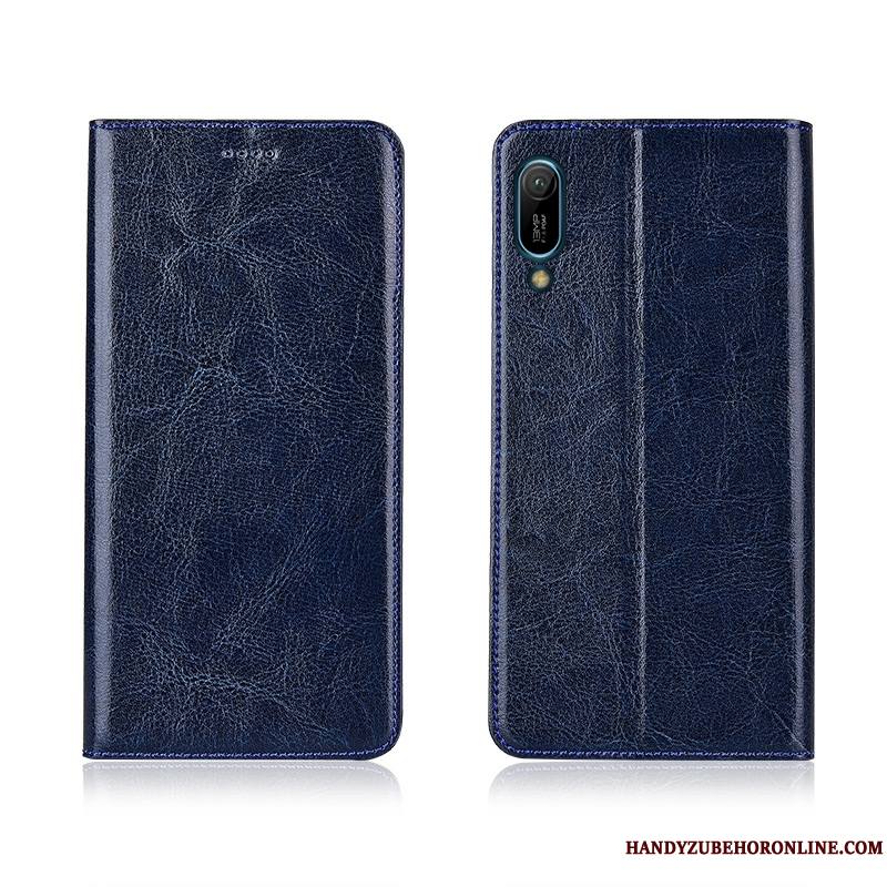 Huawei Y6 2019 Clamshell Étui Coque De Téléphone Modèle Fleurie Fluide Doux Nouveau Housse