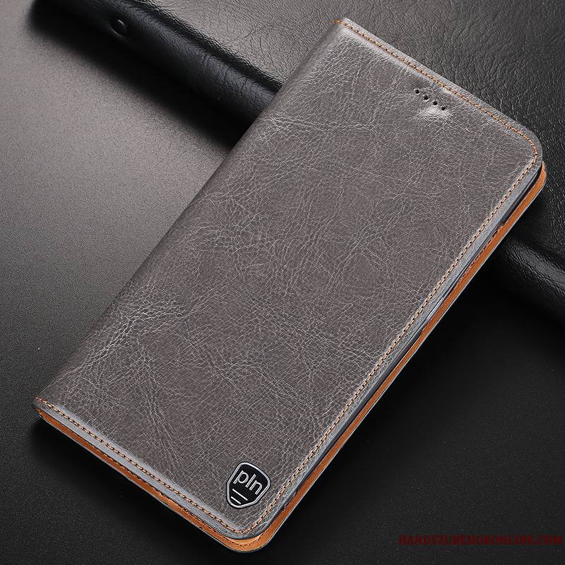 Huawei Y6 2019 Coque De Téléphone Housse Étui Tout Compris Modèle Fleurie Téléphone Portable Marron