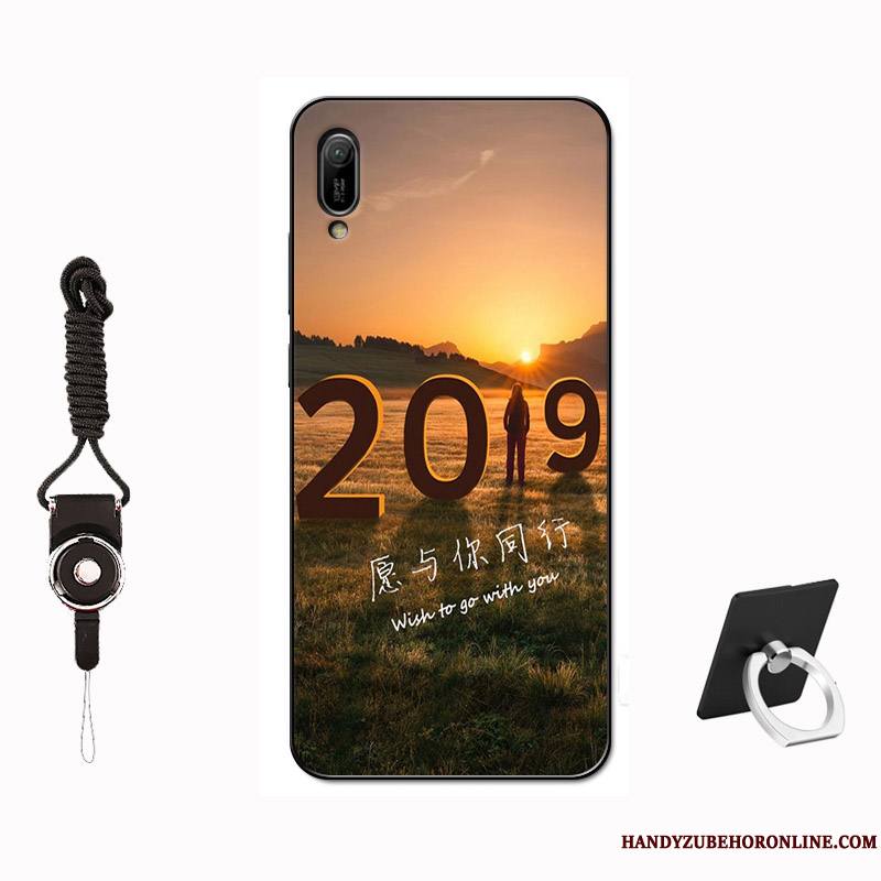 Huawei Y6 2019 Coque De Téléphone Personnalité Protection Personnalisé Silicone Fluide Doux Tempérer